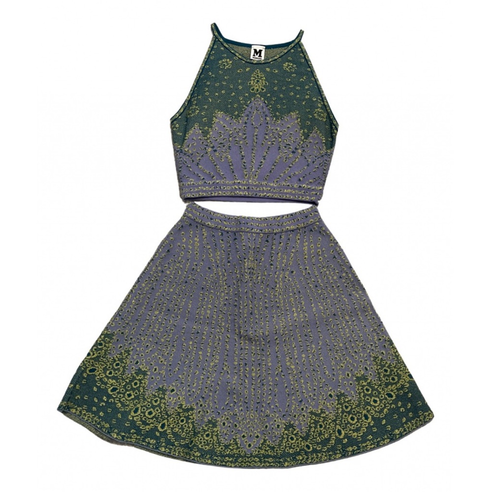 Missoni crop top skirt set